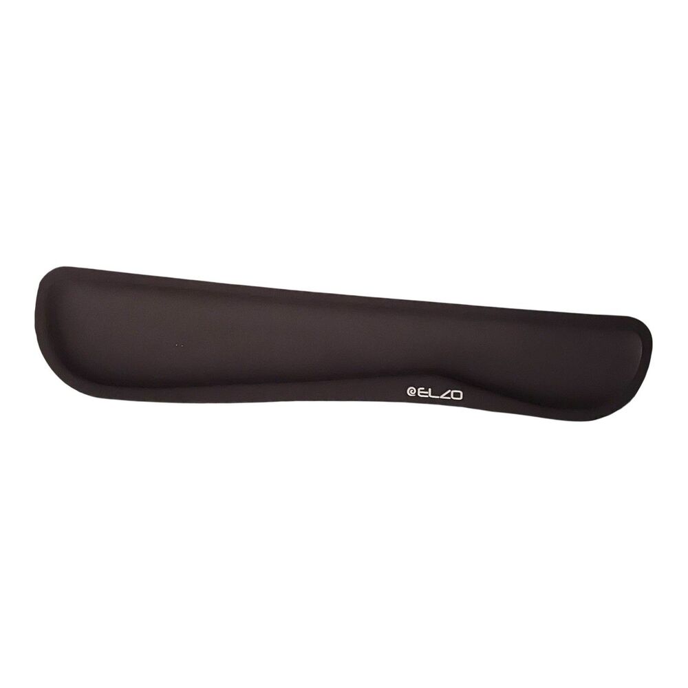 ELZO Keyboard Wrist Rest Pad Support with 65D High-Density Large, Black-fiber